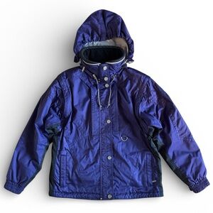 Marker Vintage Insulated Ski Jacket Hooded Outdoor Winter Snow Coat Purple 12
